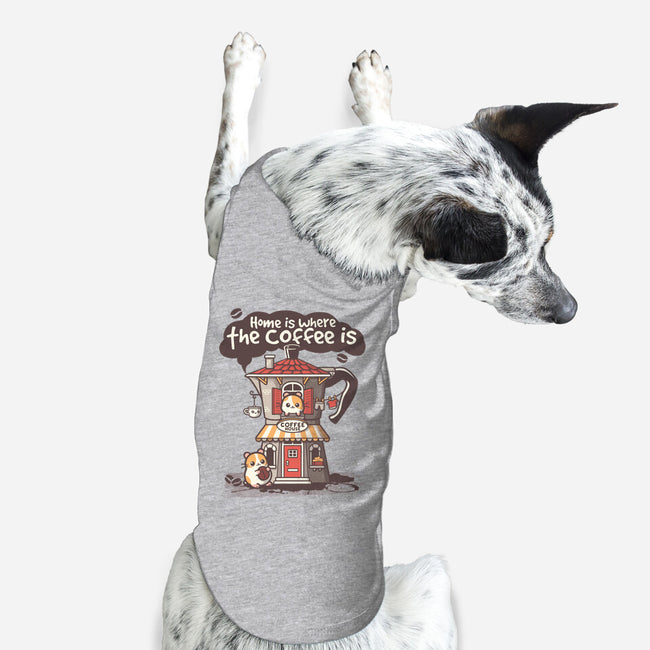Home Is Where The Coffee Is-Dog-Basic-Pet Tank-NemiMakeit