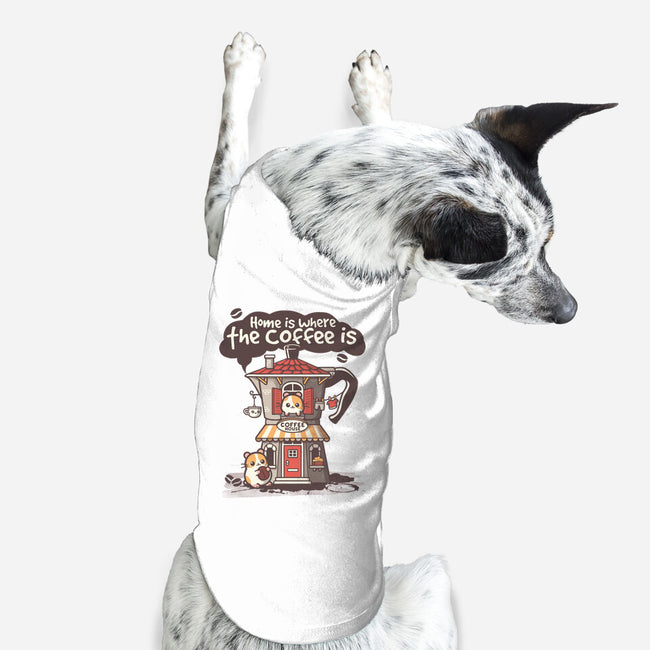 Home Is Where The Coffee Is-Dog-Basic-Pet Tank-NemiMakeit