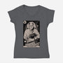 Time Traveller Tarot-Womens-V-Neck-Tee-Hafaell