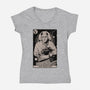 Time Traveller Tarot-Womens-V-Neck-Tee-Hafaell