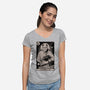 Time Traveller Tarot-Womens-V-Neck-Tee-Hafaell