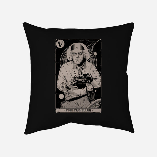 Time Traveller Tarot-None-Non-Removable Cover w Insert-Throw Pillow-Hafaell