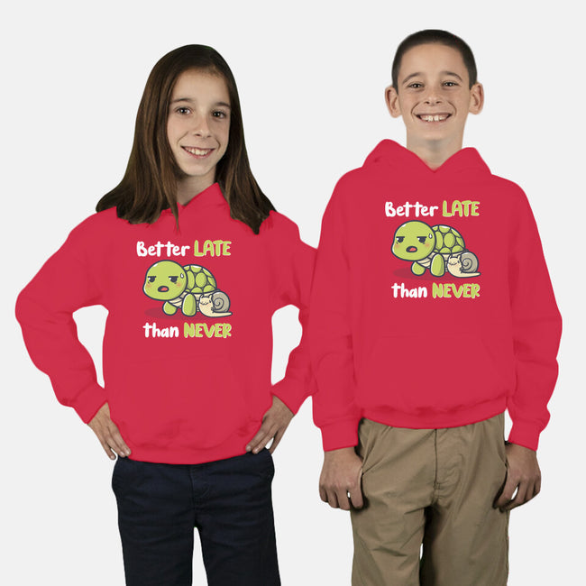 Better Late Than Never-Youth-Pullover-Sweatshirt-Freecheese