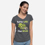 Better Late Than Never-Womens-V-Neck-Tee-Freecheese