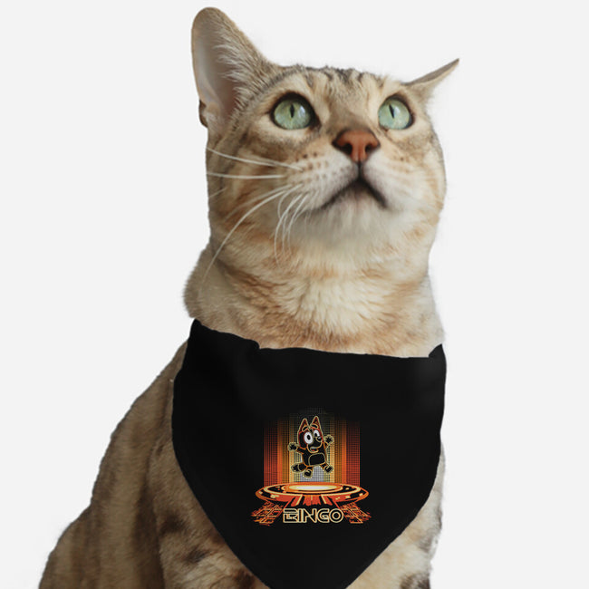Futuristic Bingo-Cat-Adjustable-Pet Collar-dalethesk8er
