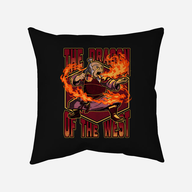 Tea Dragon Of The West-None-Removable Cover w Insert-Throw Pillow-Studio Mootant