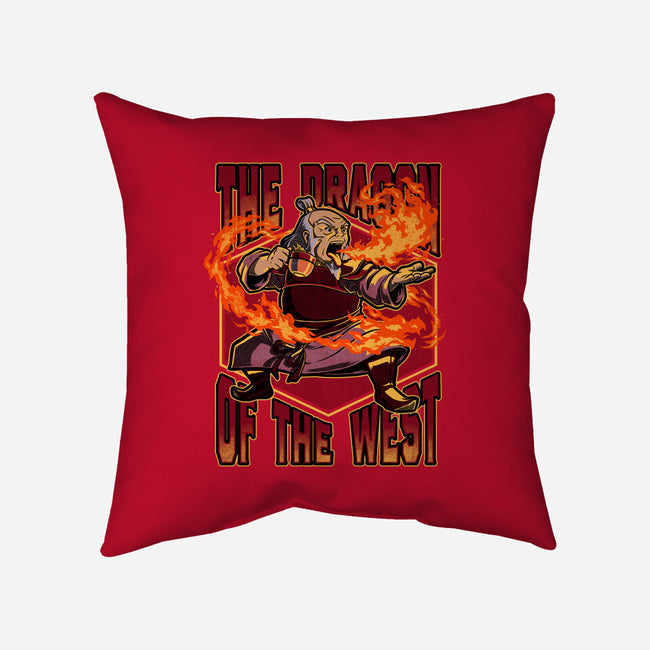 Tea Dragon Of The West-None-Removable Cover w Insert-Throw Pillow-Studio Mootant