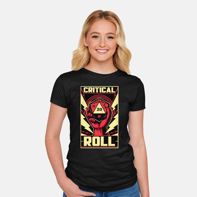 Critical Roll RPG Revolution-Womens-Fitted-Tee-Studio Mootant