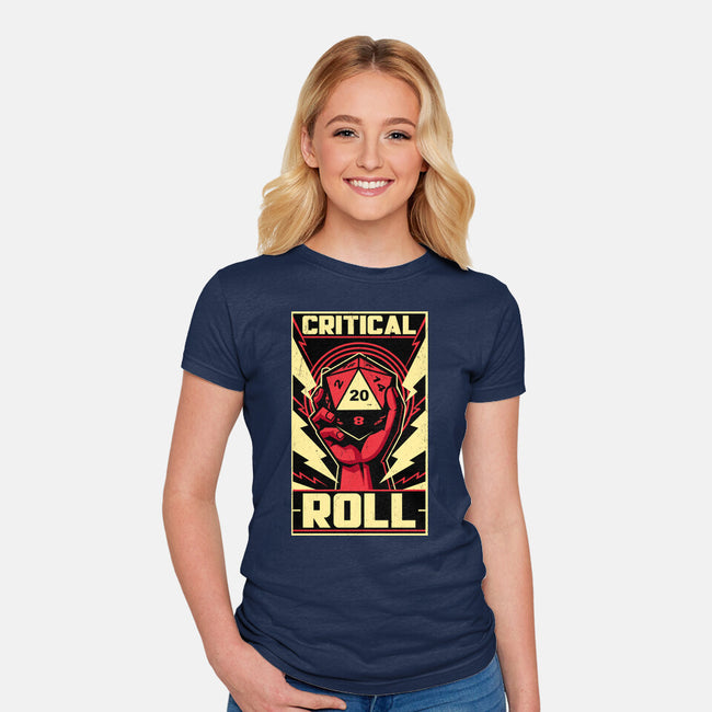 Critical Roll RPG Revolution-Womens-Fitted-Tee-Studio Mootant