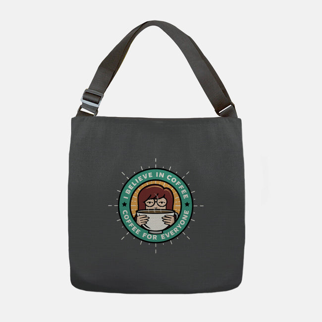 Coffee For Everyone-None-Adjustable Tote-Bag-katiestack.art