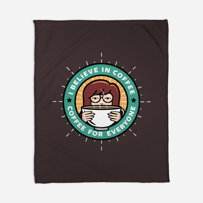 Coffee For Everyone-None-Fleece-Blanket-katiestack.art