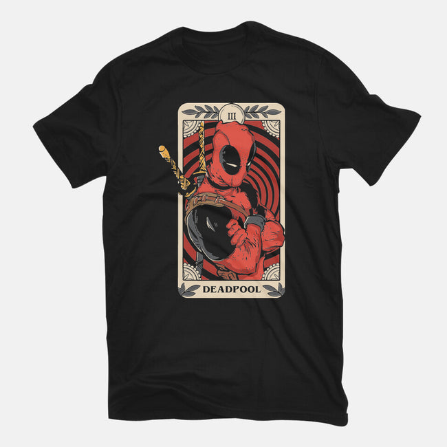 Deadpool Tarot-Womens-Fitted-Tee-turborat14