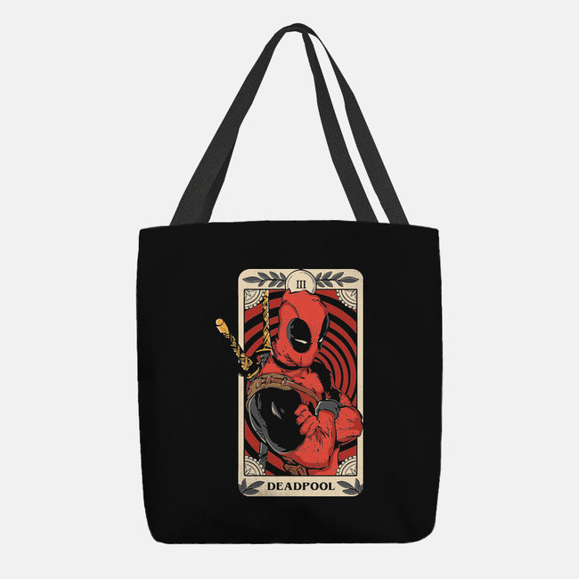 Deadpool Tarot-None-Basic Tote-Bag-turborat14