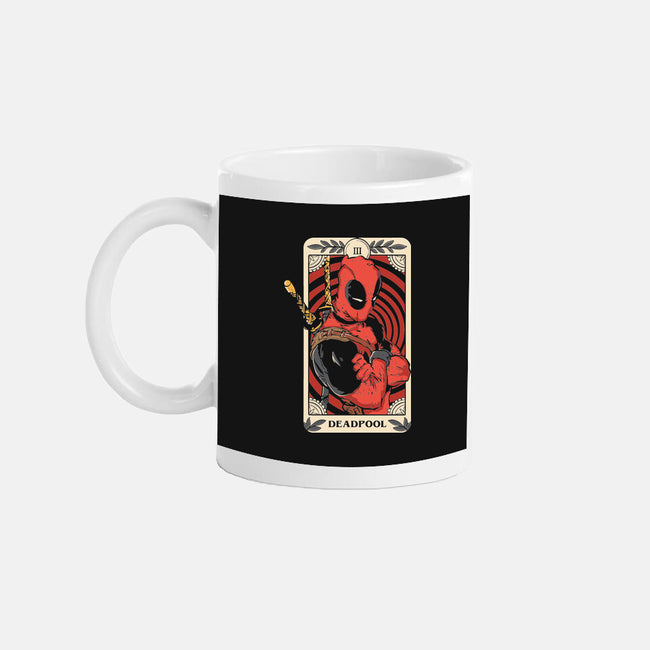 Deadpool Tarot-None-Mug-Drinkware-turborat14