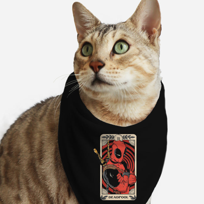 Deadpool Tarot-Cat-Bandana-Pet Collar-turborat14