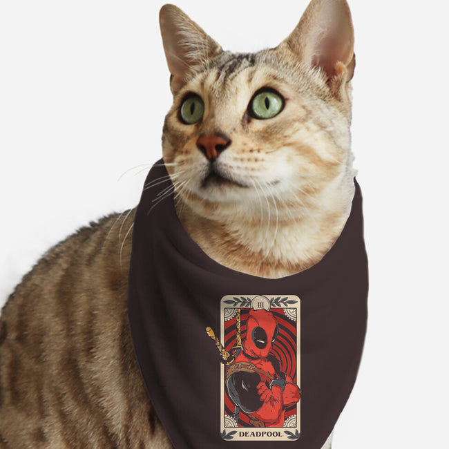 Deadpool Tarot-Cat-Bandana-Pet Collar-turborat14