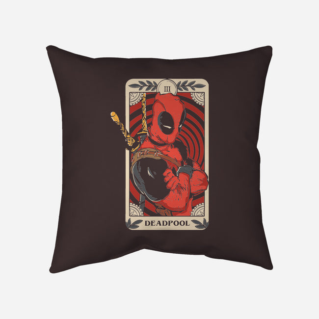 Deadpool Tarot-None-Removable Cover w Insert-Throw Pillow-turborat14