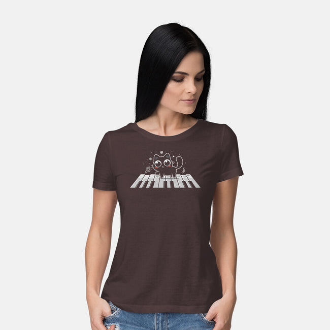 Meowlody-Womens-Basic-Tee-erion_designs