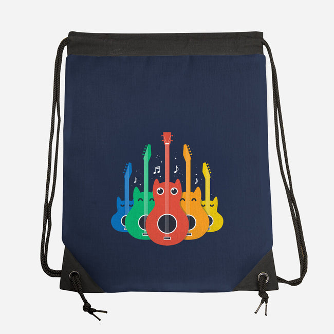 Feline Symphony-None-Drawstring-Bag-erion_designs