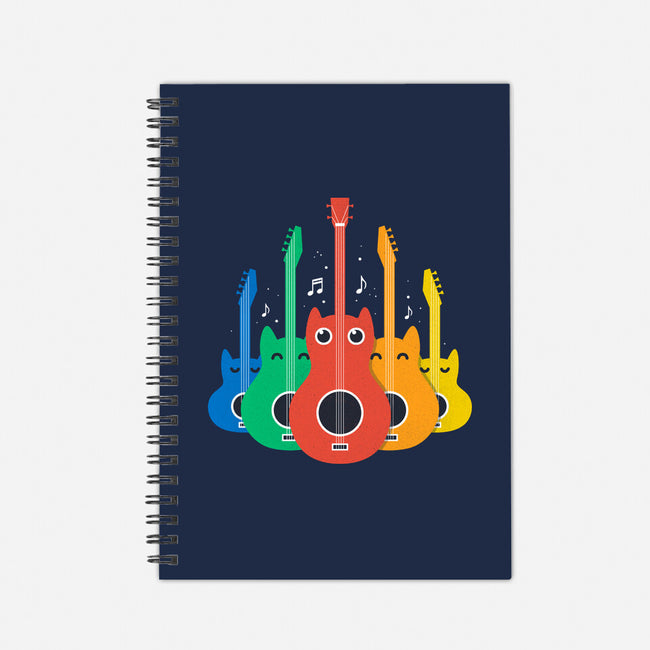 Feline Symphony-None-Dot Grid-Notebook-erion_designs