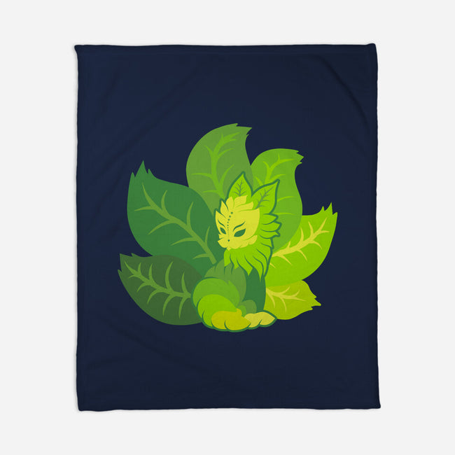 Spring Kitsune-None-Fleece-Blanket-erion_designs