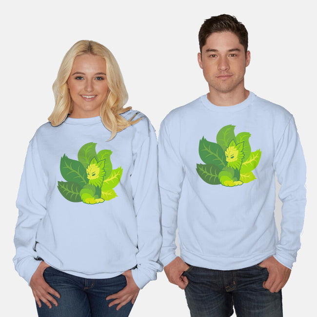 Spring Kitsune-Unisex-Crew Neck-Sweatshirt-erion_designs