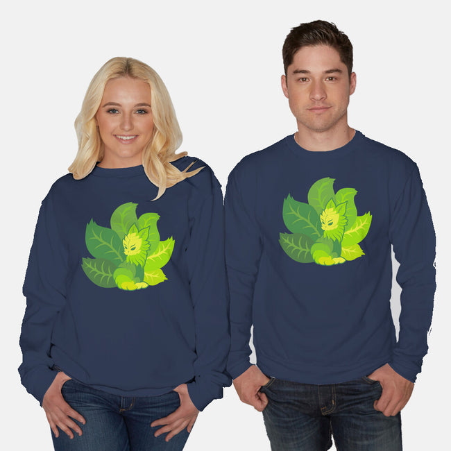 Spring Kitsune-Unisex-Crew Neck-Sweatshirt-erion_designs