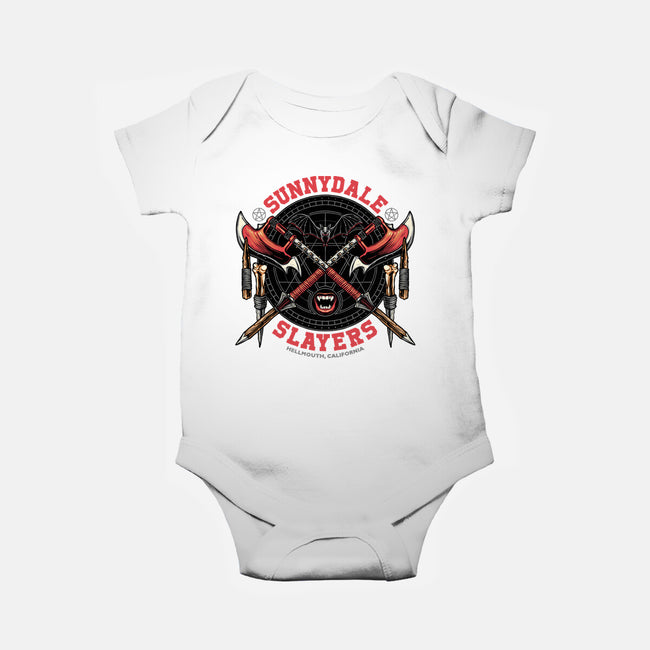 Hellmouth California-Baby-Basic-Onesie-momma_gorilla