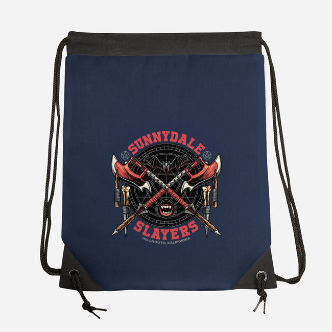 Hellmouth California-None-Drawstring-Bag-momma_gorilla