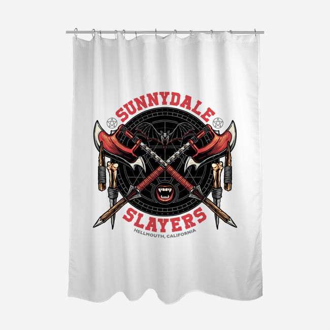 Hellmouth California-None-Polyester-Shower Curtain-momma_gorilla