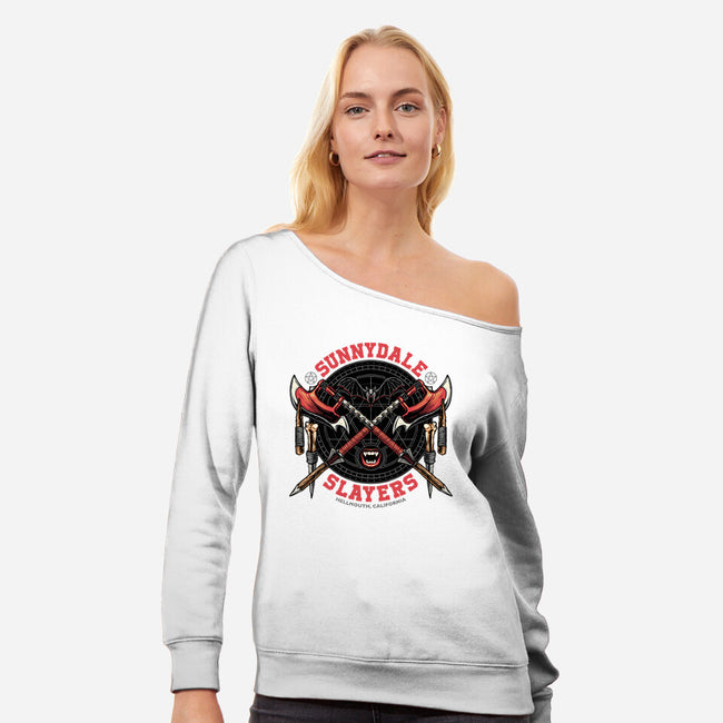 Hellmouth California-Womens-Off Shoulder-Sweatshirt-momma_gorilla