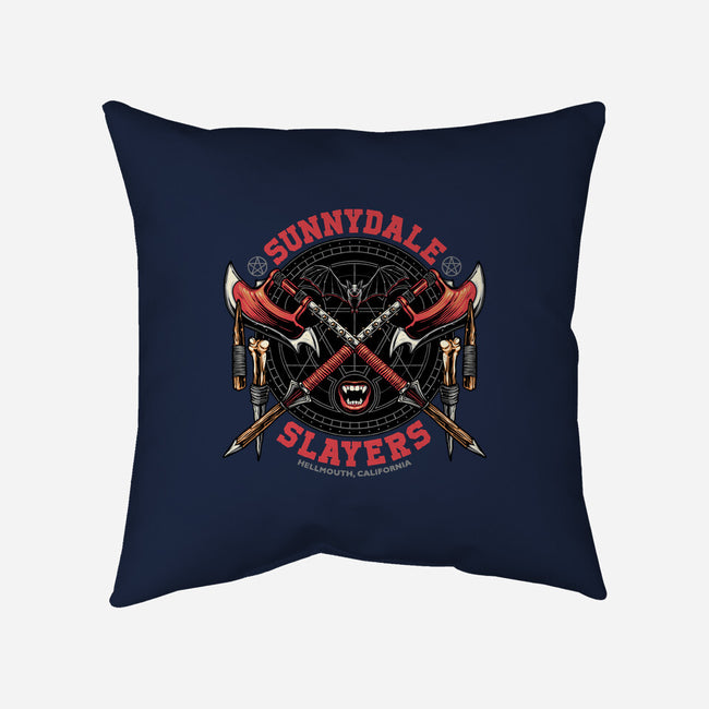 Hellmouth California-None-Removable Cover w Insert-Throw Pillow-momma_gorilla