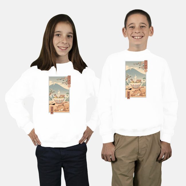 A Perfect Ramen Weather-Youth-Crew Neck-Sweatshirt-vp021