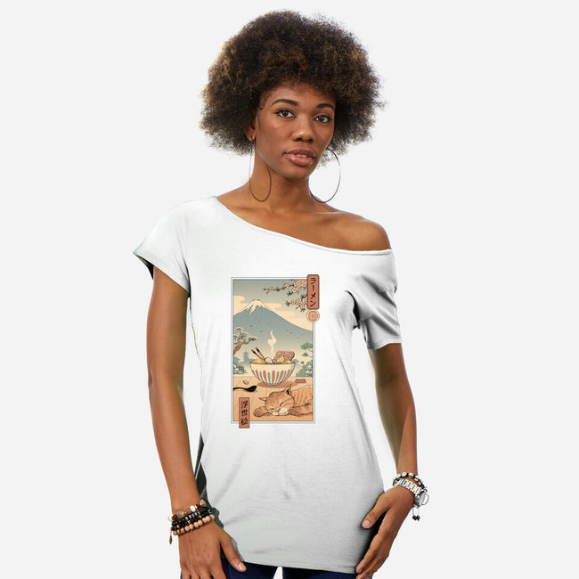 A Perfect Ramen Weather-Womens-Off Shoulder-Tee-vp021