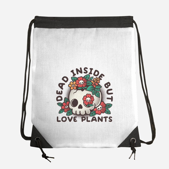 Dead But Love Plants-None-Drawstring-Bag-NemiMakeit