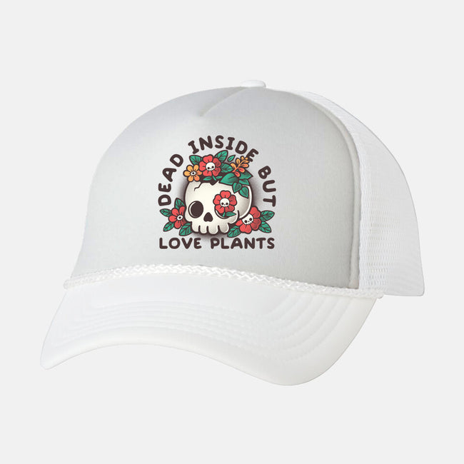 Dead But Love Plants-Unisex-Trucker-Hat-NemiMakeit