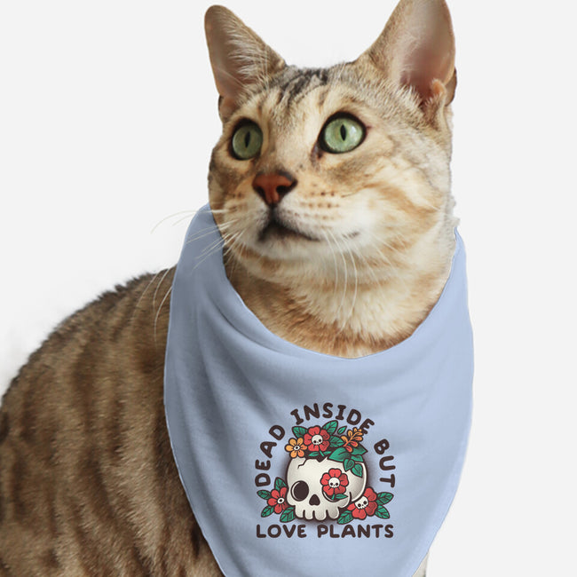 Dead But Love Plants-Cat-Bandana-Pet Collar-NemiMakeit