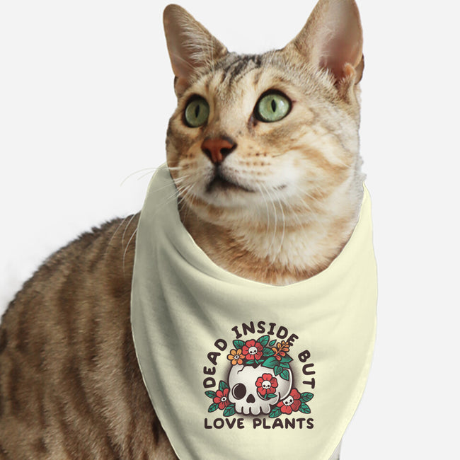 Dead But Love Plants-Cat-Bandana-Pet Collar-NemiMakeit