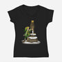 Sword Hero-Womens-V-Neck-Tee-Vallina84