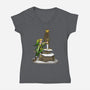 Sword Hero-Womens-V-Neck-Tee-Vallina84