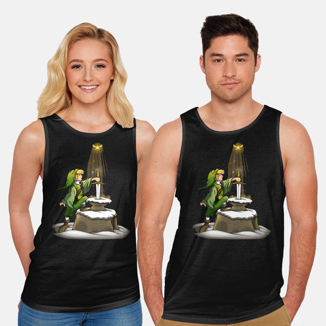 Sword Hero-Unisex-Basic-Tank-Vallina84