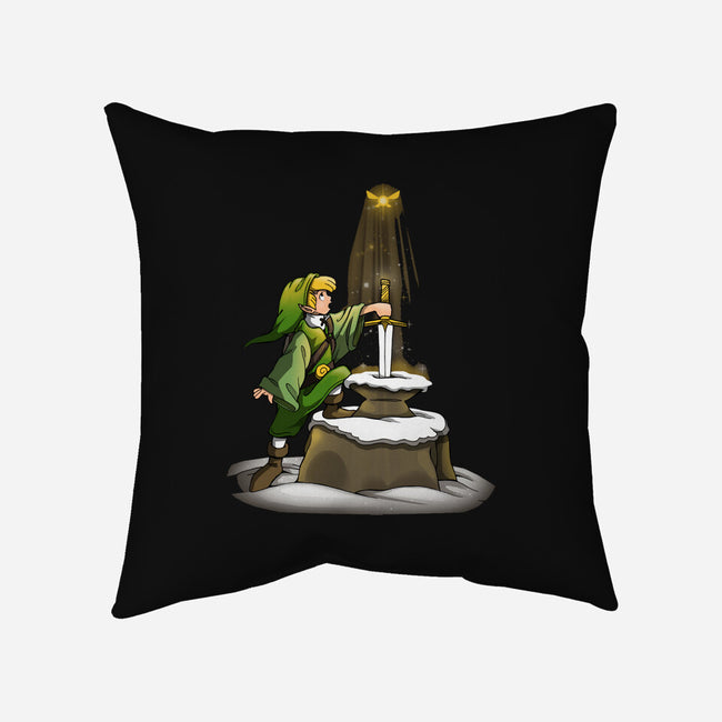 Sword Hero-None-Non-Removable Cover w Insert-Throw Pillow-Vallina84