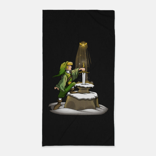 Sword Hero-None-Beach-Towel-Vallina84