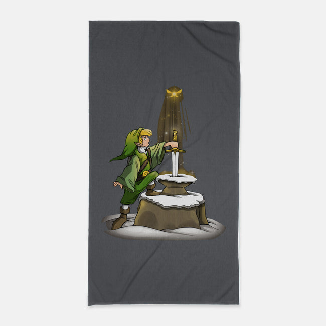 Sword Hero-None-Beach-Towel-Vallina84