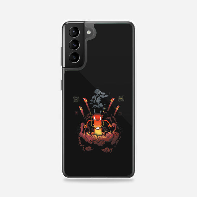 The Dragon Fight-Samsung-Snap-Phone Case-Vallina84