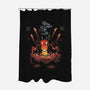 The Dragon Fight-None-Polyester-Shower Curtain-Vallina84