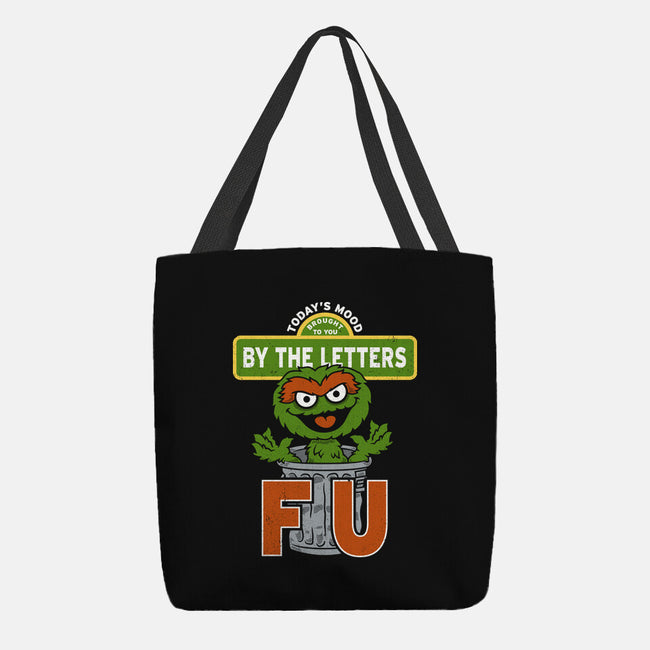 Grouchy Letters-None-Basic Tote-Bag-Nemons