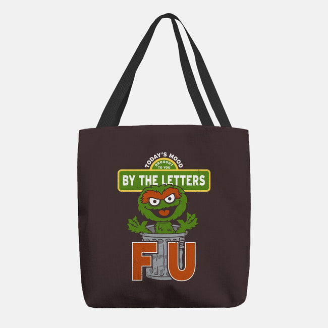 Grouchy Letters-None-Basic Tote-Bag-Nemons