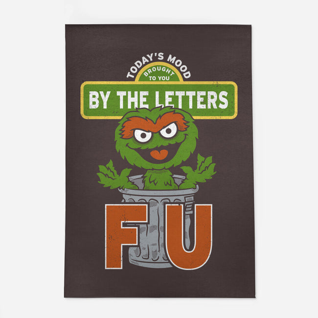 Grouchy Letters-None-Outdoor-Rug-Nemons