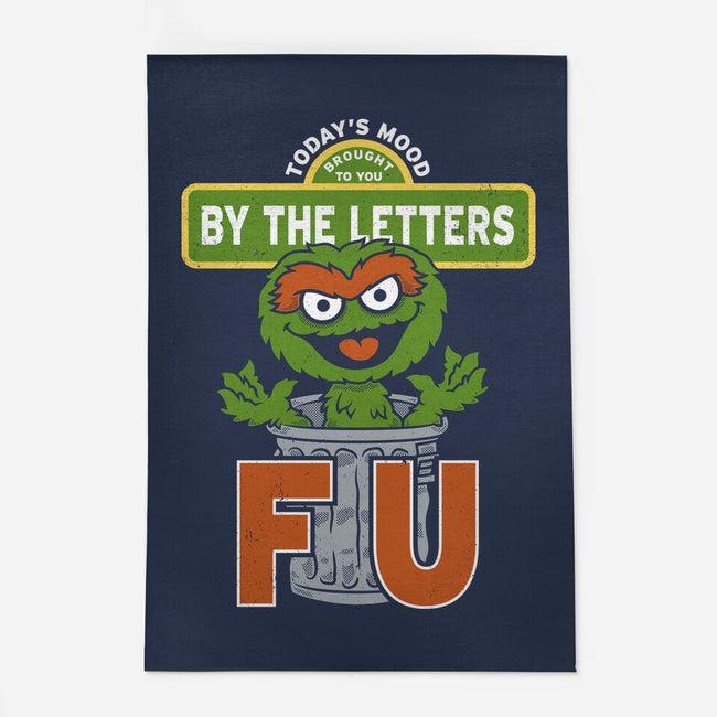 Grouchy Letters-None-Outdoor-Rug-Nemons